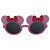Óculos de Sol Infantil Zjim Orelhinha Rosa e Branco - Imagem 3