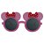 Óculos de Sol Infantil Zjim Orelhinha Rosa e Branco - Imagem 2