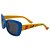 Óculos Infantil Zjim Silicone Quadrado Azul e Amarelo - Imagem 1