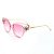 Óculos Prorider - Solar Rosa e Dourado com Lentes Degradê Rosa - S8746-136 - Imagem 1