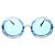 Óculos Prorider - Solar Azul e Dourado com Lentes Azuis - S8693C3-138 - Imagem 3