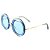 Óculos Prorider - Solar Azul e Dourado com Lentes Azuis - S8693C3-138 - Imagem 1