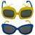 Kit de 2 Óculos de Sol Infantil Zjim Silicone Amarelo e Azul - Imagem 2
