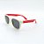 Óculos de Sol Infantil Prorider Acrilex Bege e Vermelho - Imagem 1