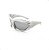 Óculos Solar Stylos Prorider Prata Spikes com Lente Fumê - 1ESQ24 - Imagem 1