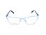 Óculos Receituário Prorider Branco Fosco e Prata com Haste estampada - DS14004C2 - Imagem 1
