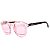 Óculos de Sol BellClover Rosa Translúcido com Animal Print - Imagem 1