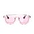 Óculos de Sol BellClover Rosa Translúcido com Animal Print - Imagem 3