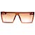 Óculos de Sol Feminino BellClover Marrom Claro Translúcido - Imagem 3