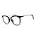 Óculos de Grau Feminino BellClover Preto e Dourado - Imagem 1