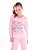 Pijama Infantil Conjunto Rosa Gatinhos - Imagem 1