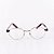 Óculos Receituário Robert La Roche Grafite com Haste Preta com Listras Vermelhas - RROCR105M68 - Imagem 1