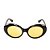 Óculos de Sol Titania Redondo Preto com Lente Amarela - Imagem 3