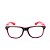 Óculos Receituário Conbelive Preto e Vermelho - Imagem 1