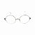 Óculos Receituário Bad Rose Prata com Branco - RM0015C5 - Imagem 1