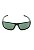 Óculos de Sol Quadrado Prorider Preto Fosco com Lente Verde - LL3100C5 - Imagem 2