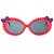 Óculos de Sol Infantil Z-JIM Casual Vermelho e Branco Laço Roxo - Imagem 3