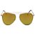 Óculos de Sol OTTO em Metal Monel® Aviador Dourado e Espelhado Dourado - Imagem 2