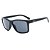 Óculos de Sol OTTO em Grilamid® TR-90 Quadrado Preto Fosco - Imagem 1