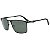Óculos de Sol Polarizado OTTO em Metal Monel® Quadrado Preto - Imagem 1