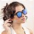 Óculos de Sol BellClover em Grilamid® TR-90 Quadrado Preto e Espelhado - Imagem 3