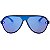 Óculos de Sol BellClover® em Grilamid® TR-90 Aviador Preto Espelhado - Imagem 3