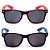 Kit de 2 Óculos de Sol Infantil Zjim Quadrado Vermelho e Azul - Imagem 3