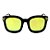 Óculos de Sol BellClover em Grilamid® TR-90 Preto com Dourado Lente Espelhada - Imagem 3