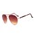 Óculos de Sol OTTO em Metal Monel® Aviador Rosê - Imagem 1