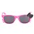 Óculos de Sol Infantil Eva Solo Quadrado Gatinho Pink e Laço Preto - Imagem 2