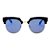 Óculos de Sol BellClover em Grilamid® TR-90 Preto Fosco Lente Espelhada Azul - Imagem 3