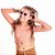 Óculos de Sol Infantil Red Hot Laço Menina - Imagem 2
