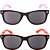 Kit de 2 Óculos de Sol Infantil RedHot multicolor preto e Vermelho - Imagem 2