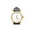 Relógio Dark face Preto, dourado e Branco - RLPD2020-1 - Imagem 1
