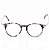 Óculos de Grau Clos Arredondado Animal Print Acinzentado - Imagem 3