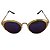Óculos de Sol Clos Redondo Ouro - Imagem 2