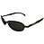 Óculos de Sol Clos em  Metal Monel®  Redondo Preto - Imagem 1
