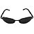 Óculos de Sol Clos em  Metal Monel®  Redondo Preto - Imagem 2