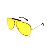 Óculos Dark Face Aviador Dourado Com Lente amarela -3561C3 - Imagem 1