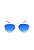 Óculos Solar Prorider Aviador Dourado com Lente degrade azul - ANTIGU2 - Imagem 2
