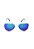 Óculos de Sol Prorider Aviador prata Com Lente Espelhada azul - 3026-5 - Imagem 2