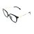 Óculos de Grau Prorider Preto Translúcido com Dourado - CH5518 - Imagem 2