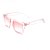 Óculos Solar Prorider Transparente Com Lente Rosa - FY8131 - Imagem 1