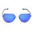 Óculos de Sol Prorider Prateado Brilhante Com Lente Polarizada Espelhada Azul - J64143J21 - Imagem 2
