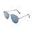 Óculos de Sol Prorider Prata Brilhante com Lente Espelhada Azul - H02211C2 - Imagem 1