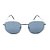 Óculos de Sol Prorider Prata Brilhante com Lente Espelhada Azul - H02211C2 - Imagem 2