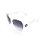 Óculos de Sol Prorider Prata Detalhado com Lente Degradê Fumê - RM6043FD - Imagem 1