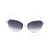 Óculos de Sol Prorider Prata Detalhado com Lente Degradê Fumê - RM6043FD - Imagem 2