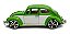 Miniatura Volkswagen Fusca Bicolor Rebaixado Metal 1:18 - Imagem 9
