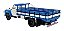 Miniatura Caminhão Chevrolet C6500 Azul Carroceria 1:43 - Imagem 6